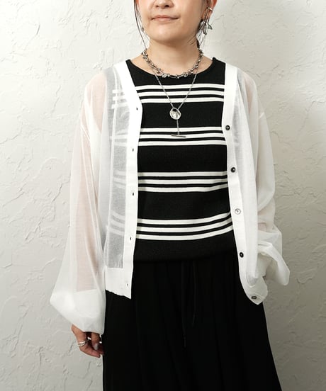 Conpact sheer cardigan【ラスト1点】