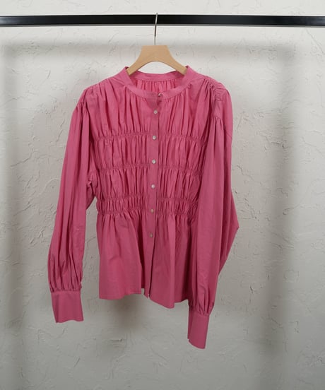 Cotton shirring blouse【残り僅か！】