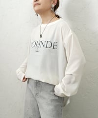 Georgette　logo pullover