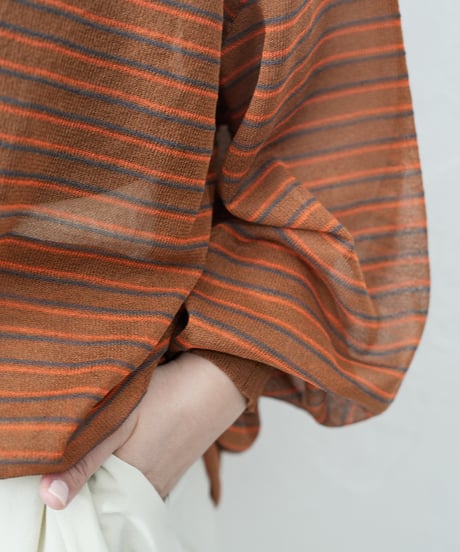 Sheer border knit【残り僅か！】
