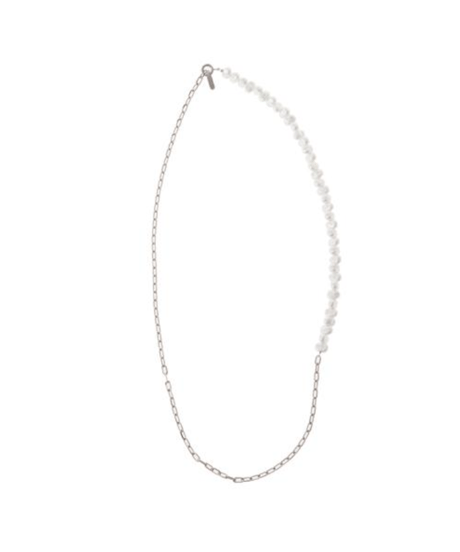 再販　Pearl linked chain necklace ラスト1点！
