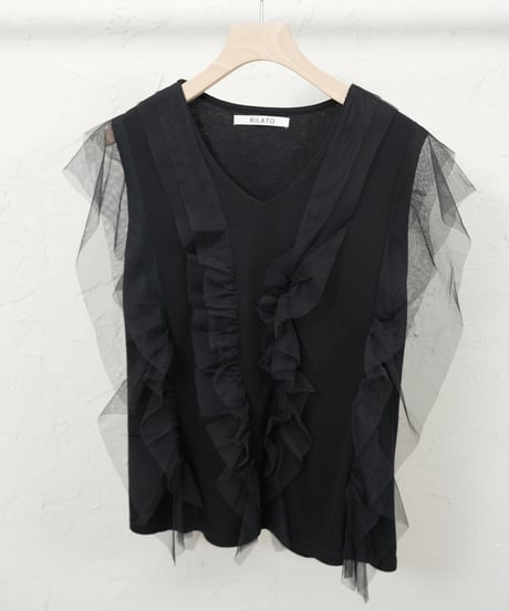 【Liren限定追加】再販！Tull rib tops ラスト2点
