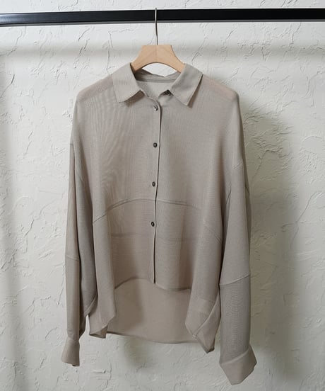 Mesh shirt【White,beigeラスト1点】