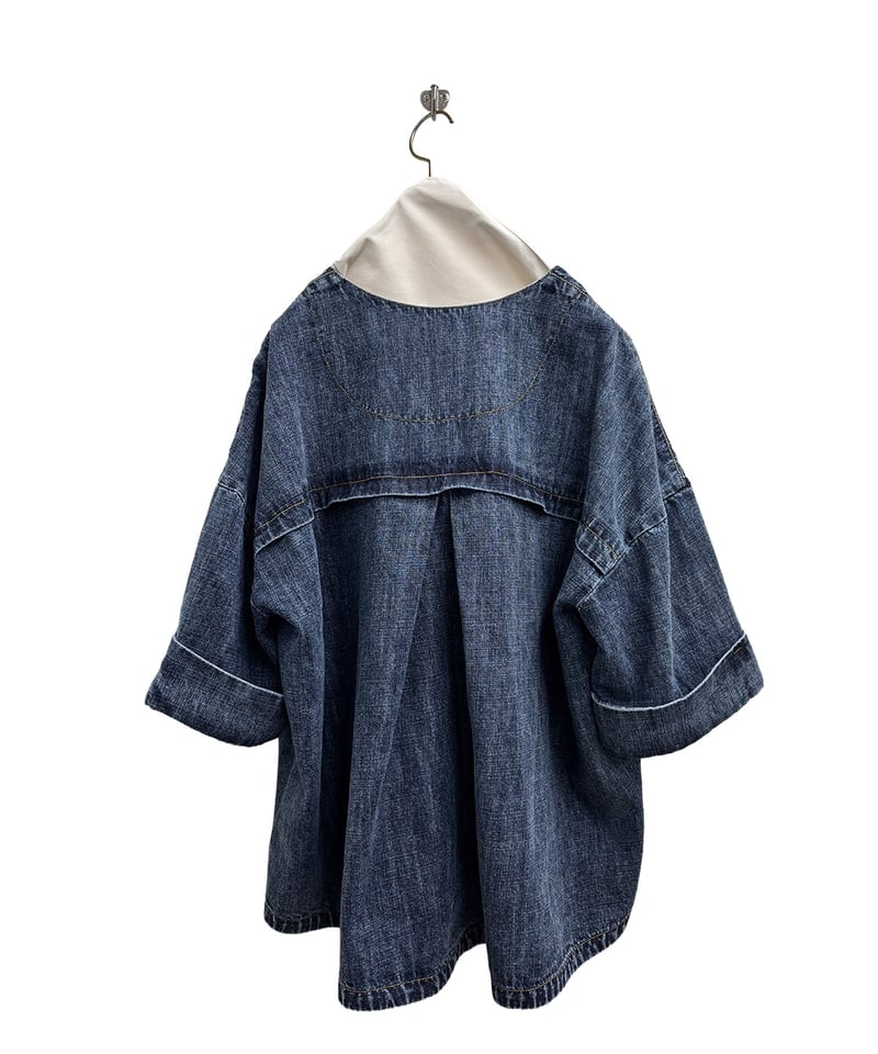 ayane】 ご予約 麻混デニムジャケット | select shop Liren