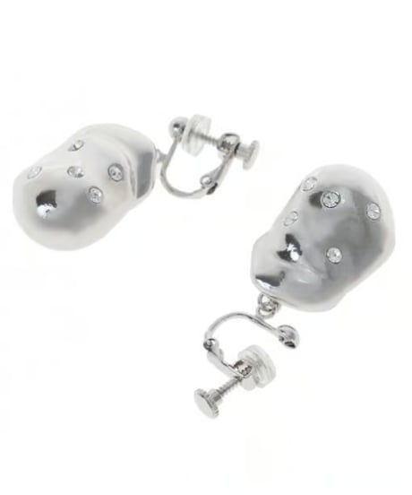 【Sea'ds mara】  Baroque pearl motif earring