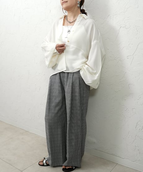 Mesh shirt【White,beigeラスト1点】