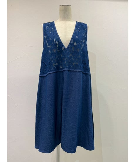 Side slit race combi tunic【ラスト1点】