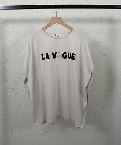 LA VAGUEtuck sleeve Tshirt【残り僅か！】