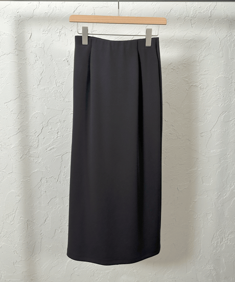 double knit long skirt