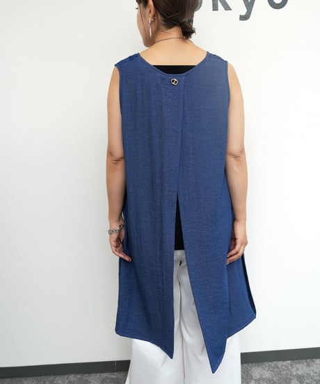 Side slit race combi tunic【ラスト1点】
