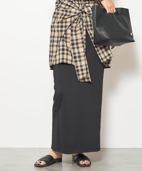 【YENN】　ご予約  再再再販　ADJUST SLIT SKIRT