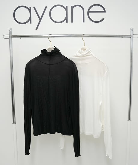 【ayane】　ご予約  シアータートルネックロンT