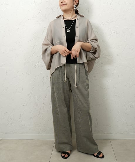 Mesh shirt【White,beigeラスト1点】