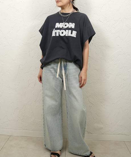 【siro de labonte】　ご予約   highgage cotton MON ETOILE tucksleeve T