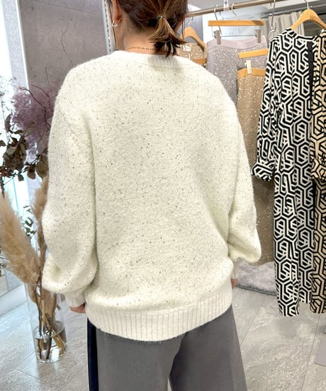 【ROSIEE 】ご予約  スパンコール輝くニット