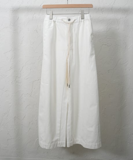 Curve switching drawst  waist   denim pants 【ラスト1点】