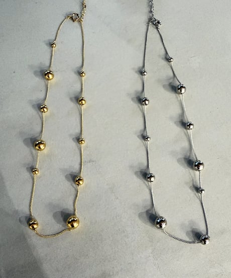 Rhythm ball necklace【ラスト2点】