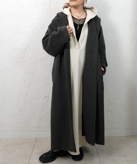 Wool long chester coat  残りわずか