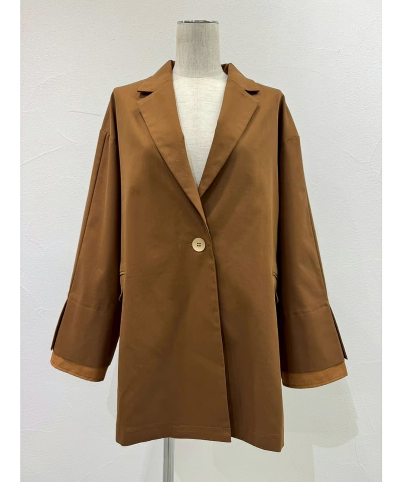 keiko♡レース被布 CYAN tokyo】 ご予約 カフスレイヤーツイルJK | select shop Liren