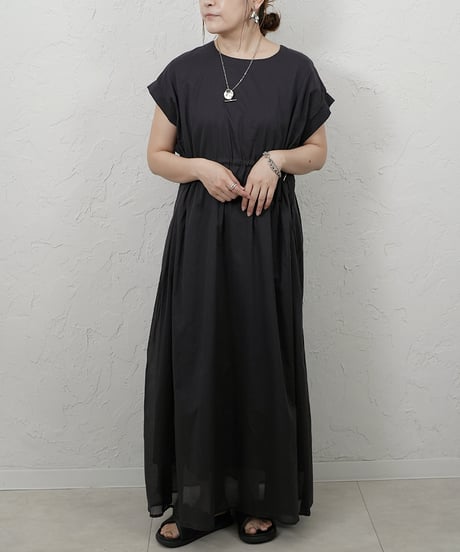 Cotton waist drost dress