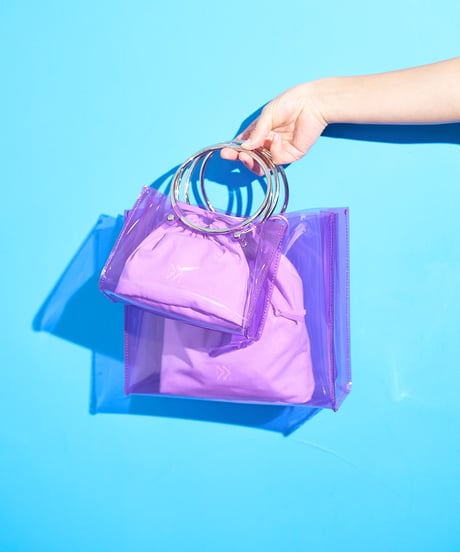 【YENN】　ご予約 RING CLEAR BAG MINI