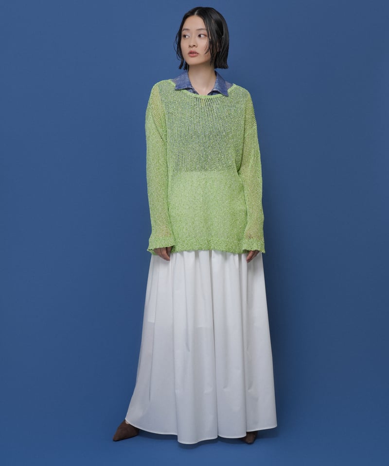 CYAN tokyo】 ご予約 ネップメッシュニットTOPS | select shop