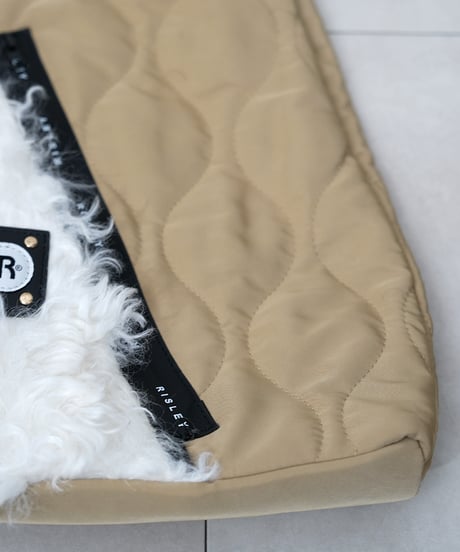 【Risley×outdoor】quilting fur triangle bag M ラスト2点！
