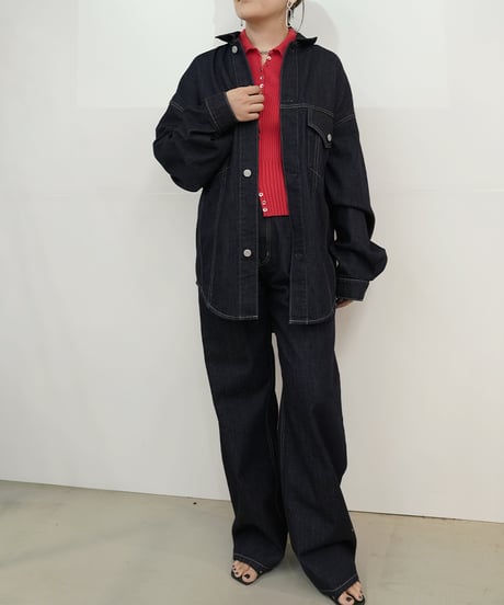 【cafune】　ご予約  DENIM shirts jacket