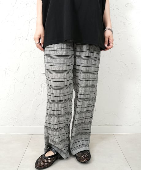 Shirred striped pants 追加❗️