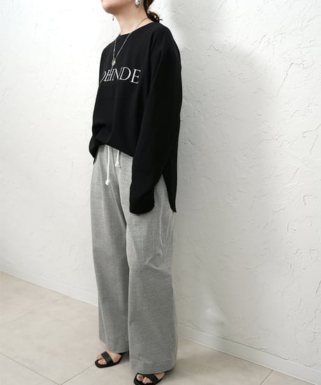 Georgette　logo pullover