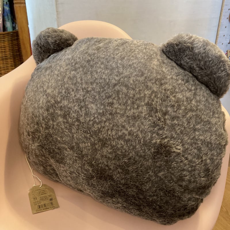 くまかおクッション ブラウン | archetoyama's STORE