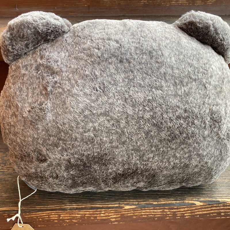 くまかおクッション ブラウン | archetoyama's STORE