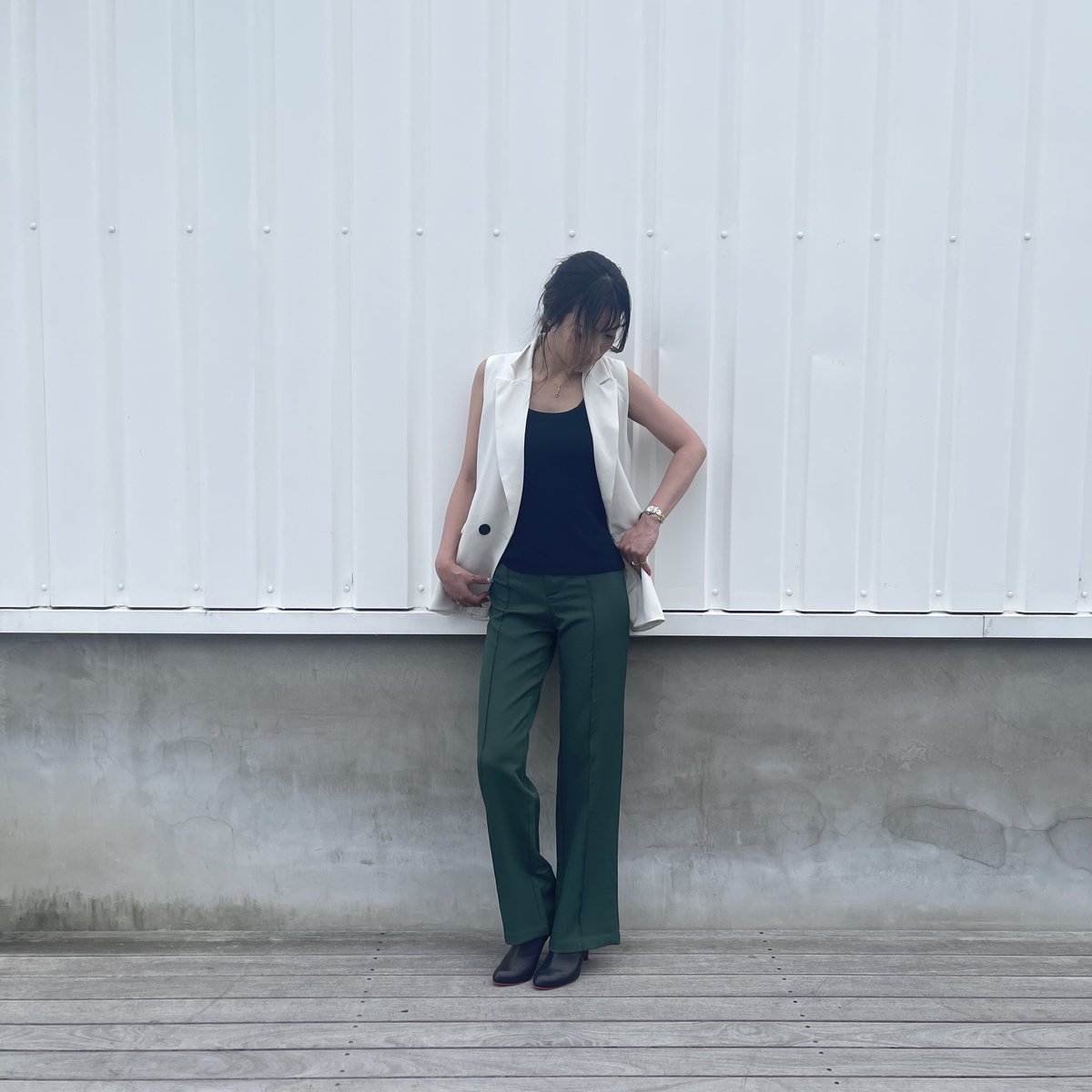 kiko kostadinov UGO ブルゾン ディープグリーン Kiko Kostadinov Ugo Blouson Stone Grey / Deep Green – Très Bien