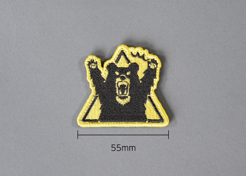 刺繍ワッペンセット（クマ・緑ロゴ・白ロゴ） | ハピキャンストア