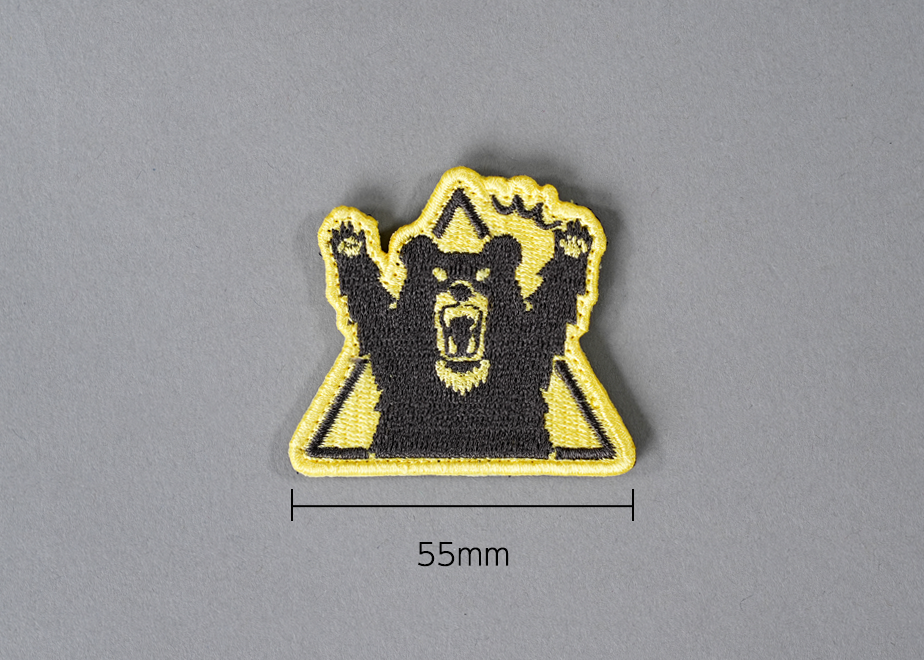 刺繍ワッペンセット（クマ・緑ロゴ・白ロゴ） | ハピキャンストア