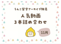 ＜動画視聴＞うん哲留学２０２４年１１月人気動画３本詰め合わせ