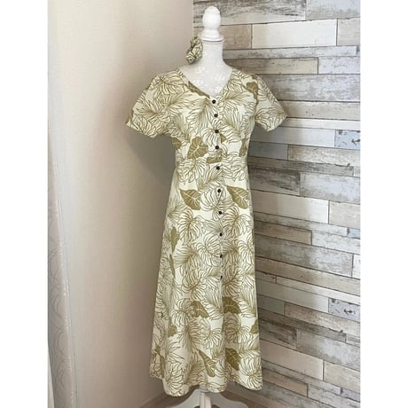 ヴィンテージ☆nalii honolulu ハワイアンヴィンテージワンピース 40's〜50's ヴィンテージハワイアンドレス - Baby doll -by OLD