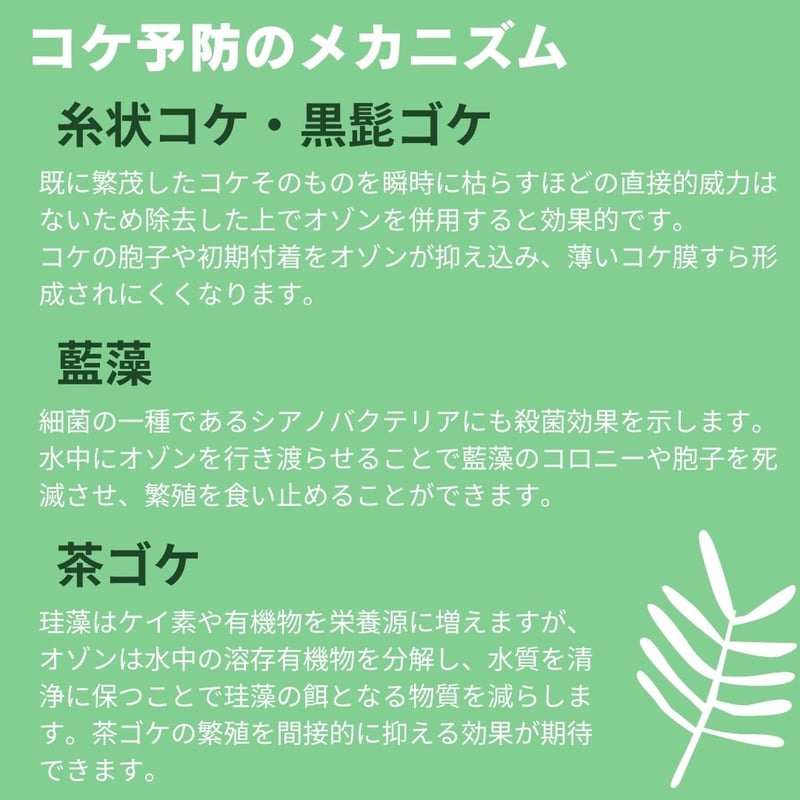 アクアリウム用 オゾン発生器 DOCTOR.K タッチパネル【苔予防・除去