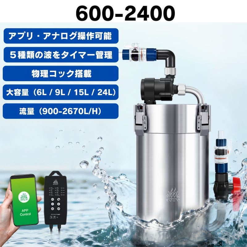 インテリジェンスステンレスフィルターMINI 500 600-2400