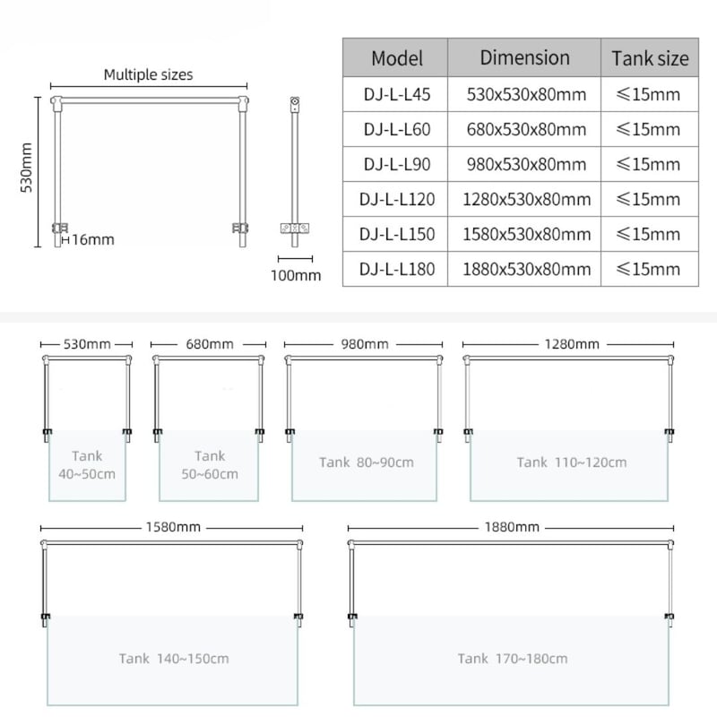 アクアリウムスタンド WEEK AQUA純正 アーチ型スタンド【45-180cm