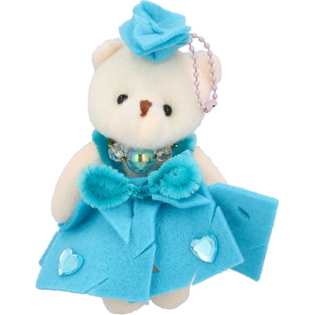 クマちゃんきせかえコレクション　基本のドレス　水色