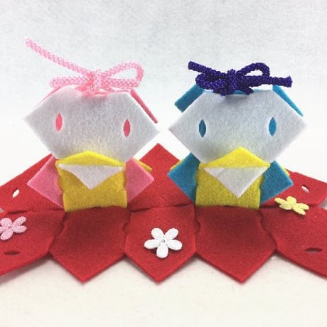 ペンギンのおひな様キット