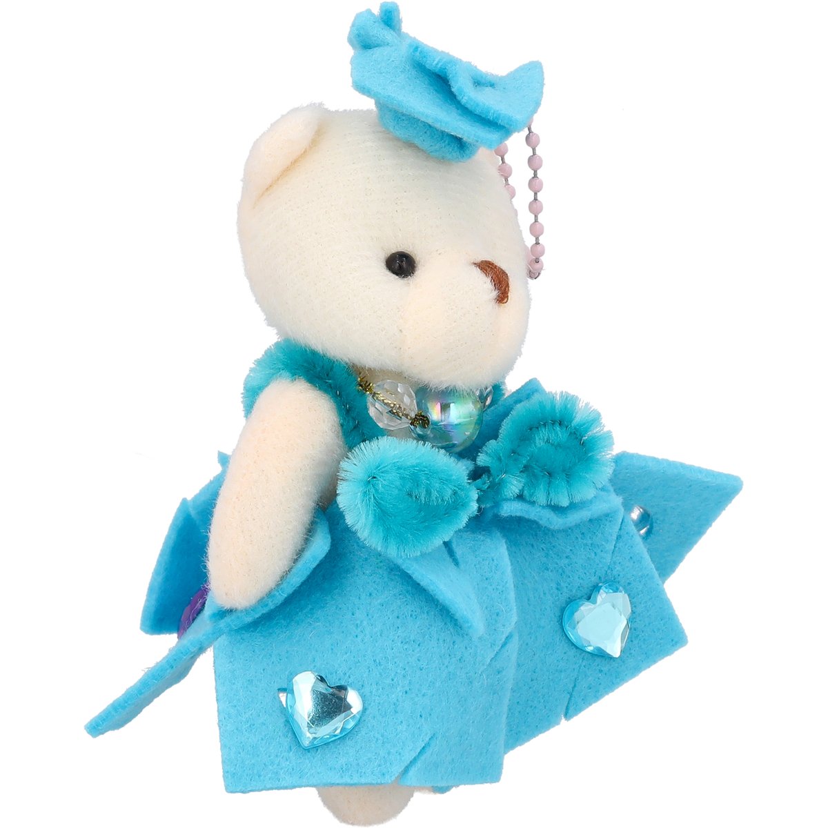 テディベア　水色クマちゃん クマちゃんきせかえコレクション 基本のドレス 水色