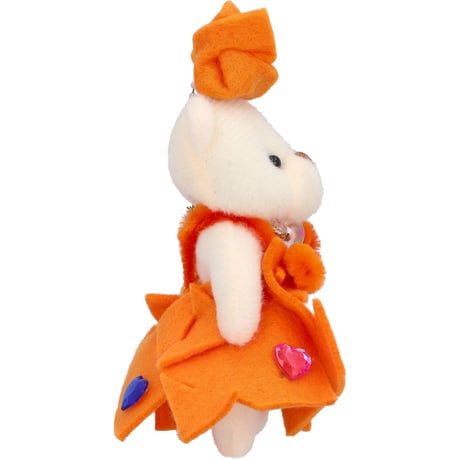 クマちゃんきせかえコレクション　基本のドレス　オレンジ