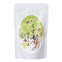 くず湯　抹茶小豆