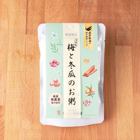 梅と冬瓜のお粥
