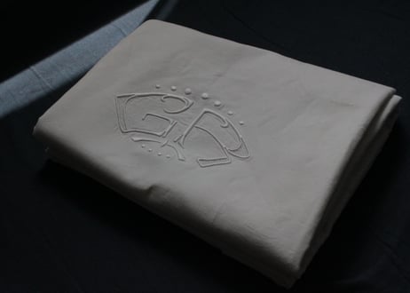 France Antique MONOGRAM /モノグラム大判シーツ【C】