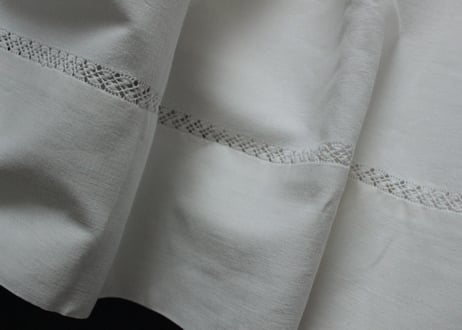 France Antique MONOGRAM /モノグラム大判シーツ【A】