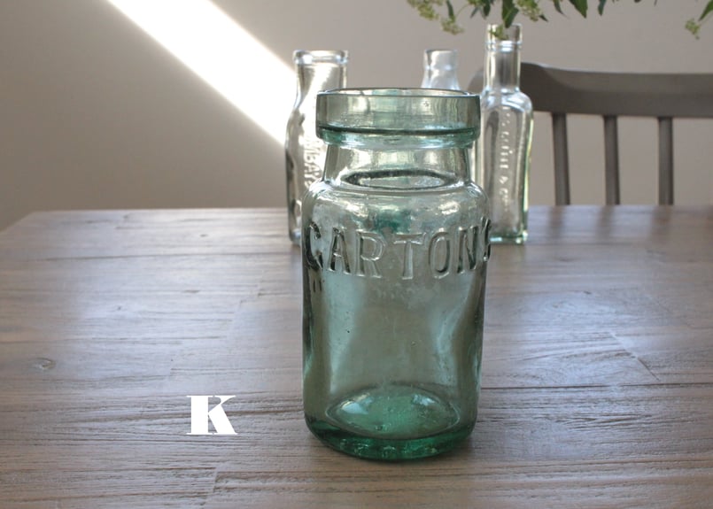 イギリス・アンティークガラスボトル（数量5） | Antique & Brocante