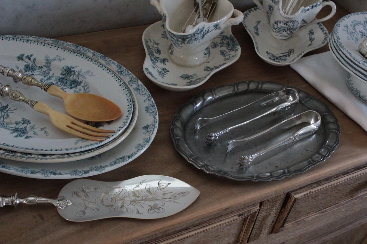 サラダサーバー　2本set サラダサーバー/シルバースプーン&フォーク2本セット | Antique